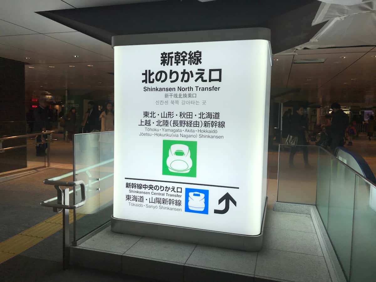 東京駅構内サインフレーム