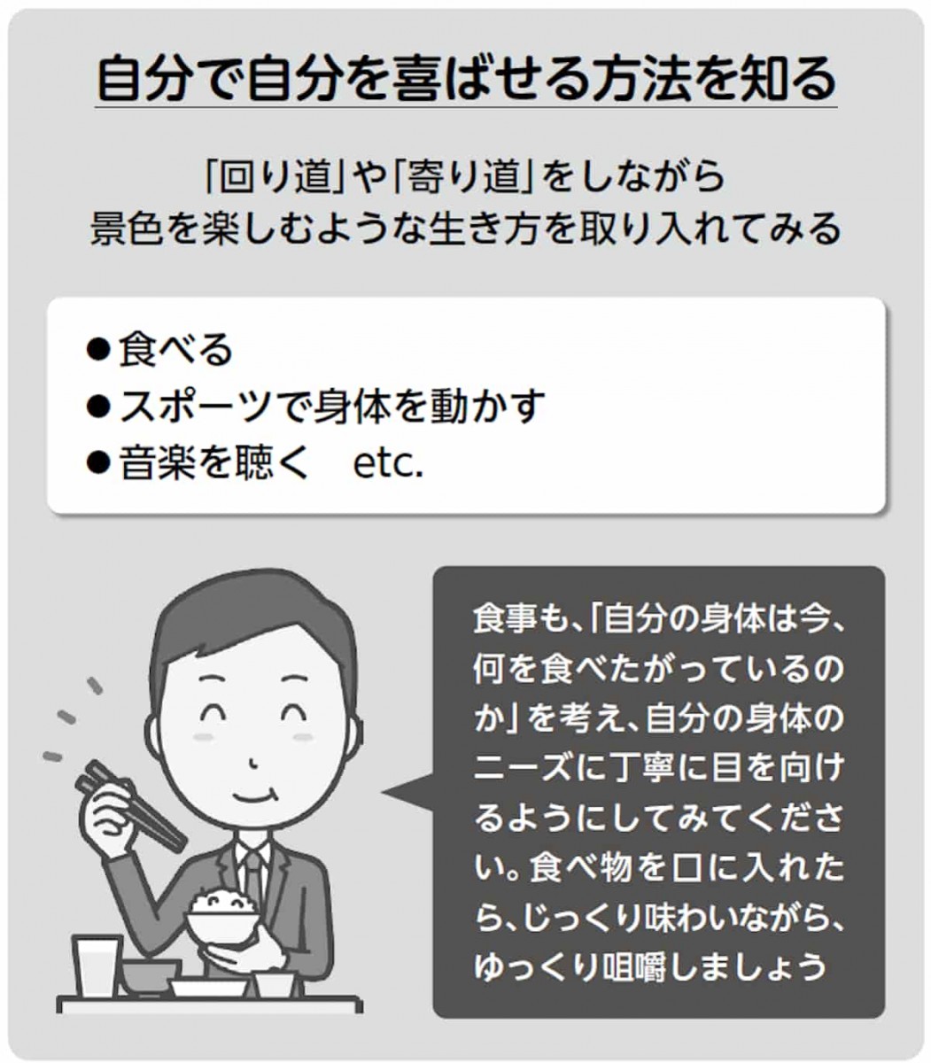 自分で自分を喜ばせる方法を知る