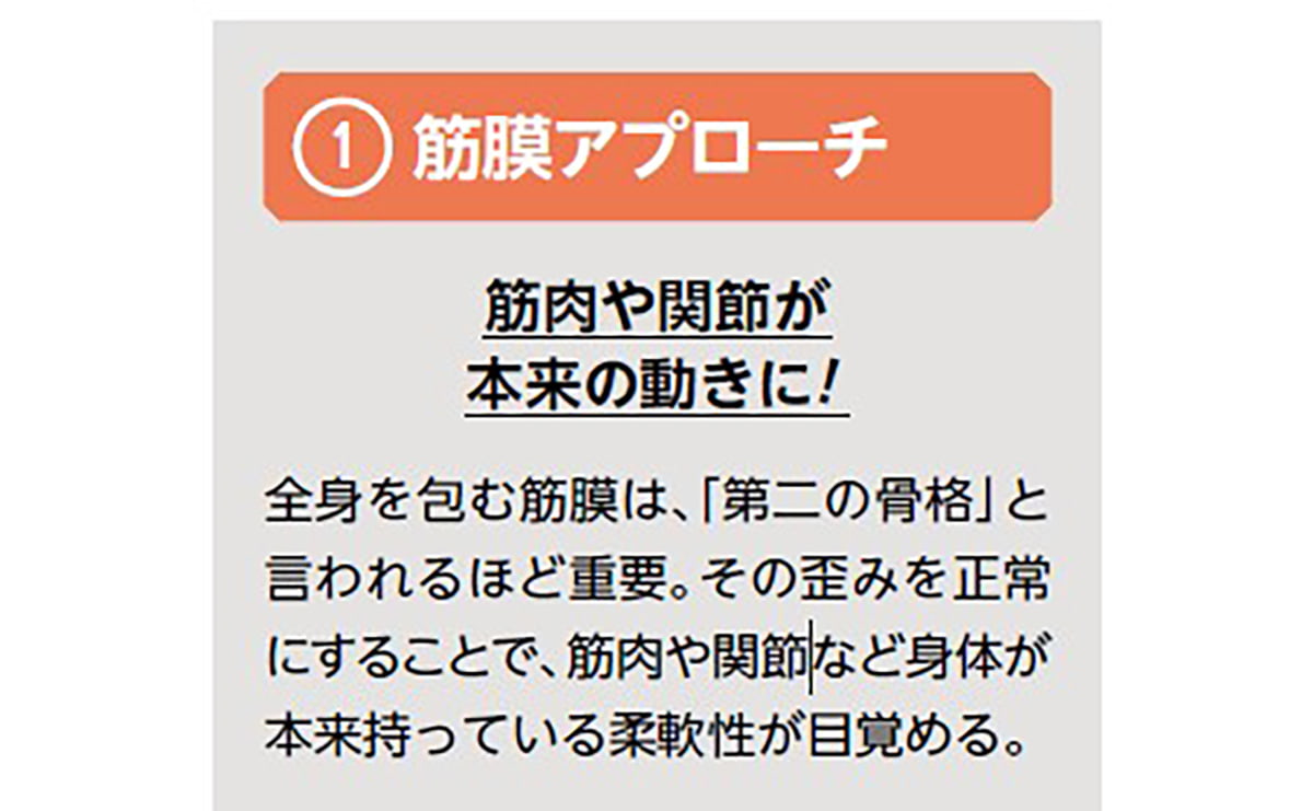 筋膜アプローチ
