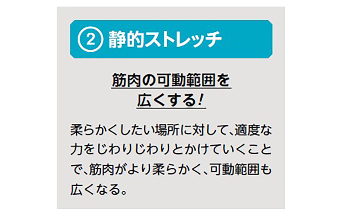静的ストレッチ