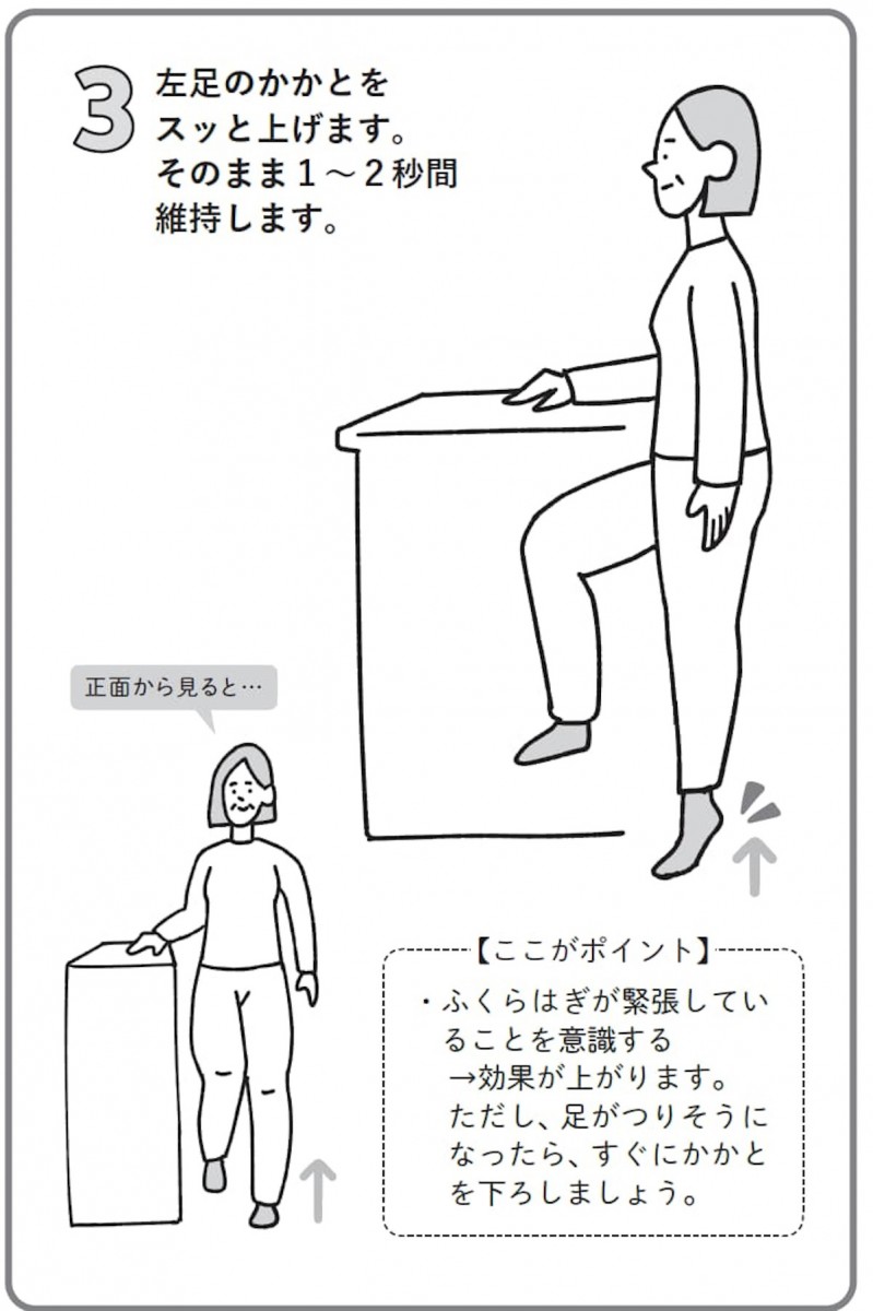 ゆるいのに、動ける体が復活する「片足」ベースの1分体操②