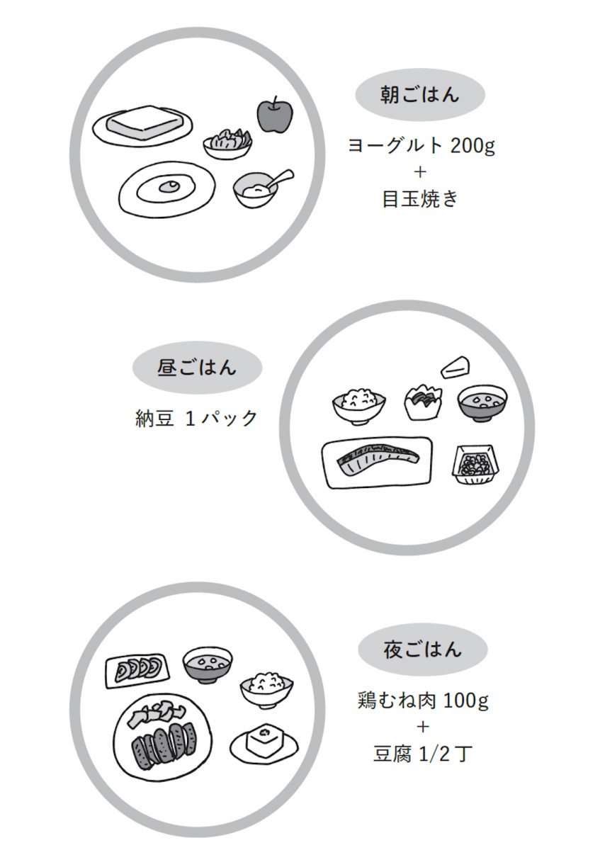 1日に摂取すべきタンパク質の目安