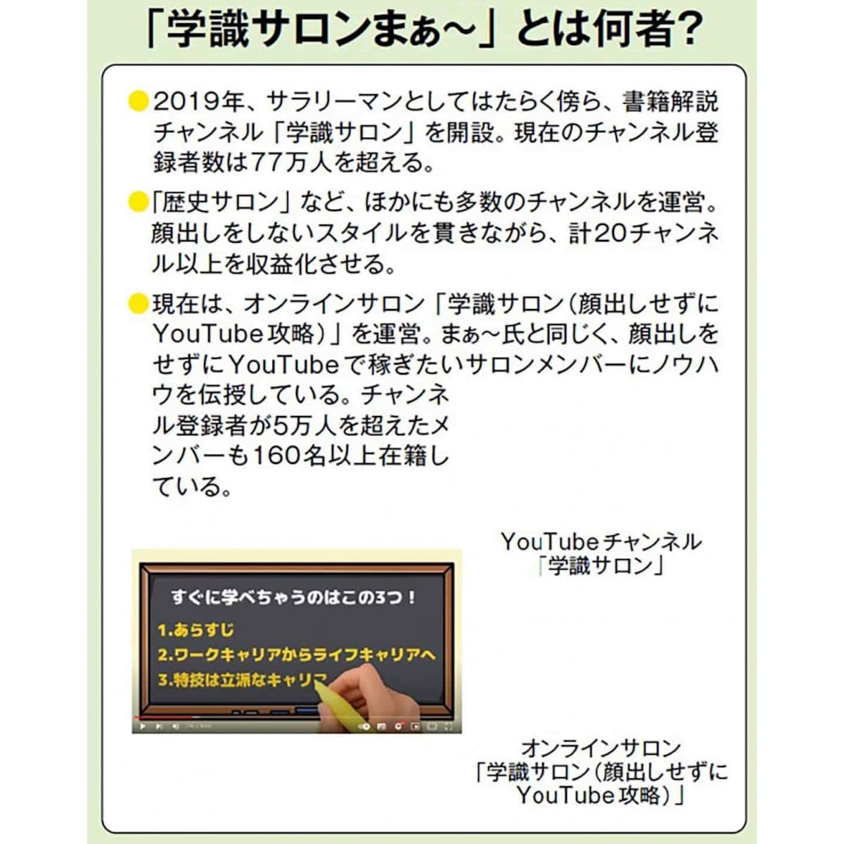 学識サロンまぁ~とは何者